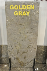 Golden Gray Marble Tiles