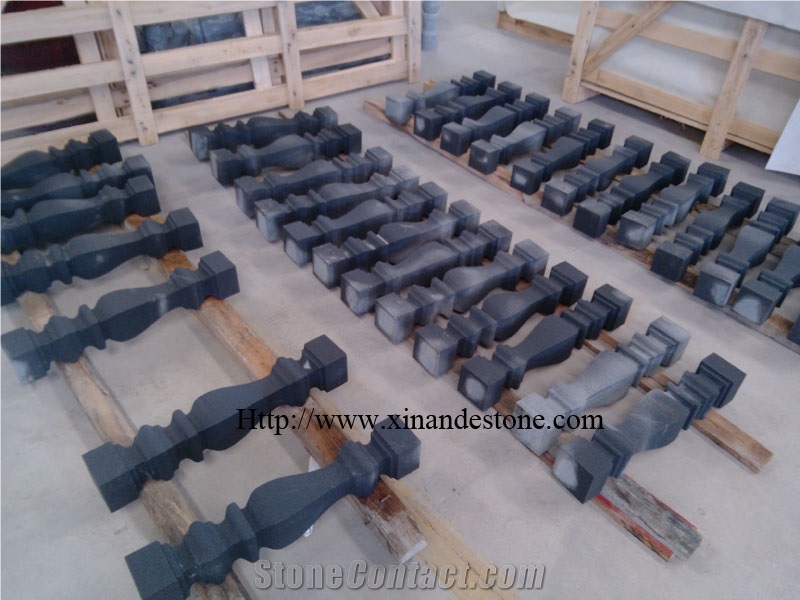 G654 China Black Granite Balustrades& Railings