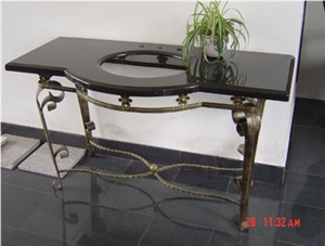 Countertop,Vanity Top, Black Granite Countertop