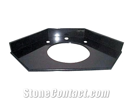 Countertop,Vanity Top, Black Granite Countertop