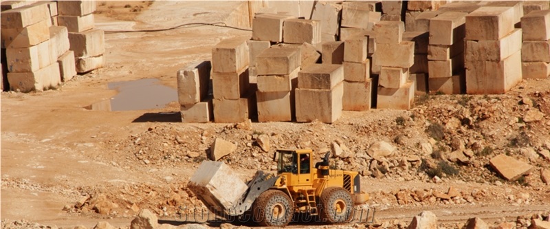 Finike White Limestone Blocks