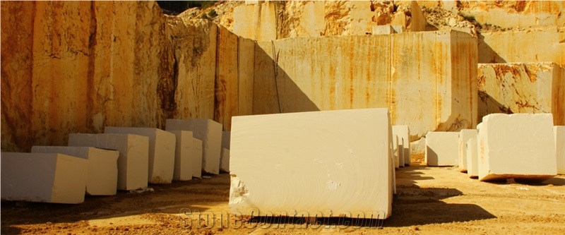 Finike White Limestone Blocks
