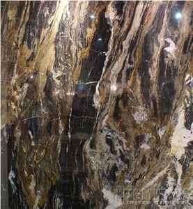 Golden Night Marble Slabs & Tiles