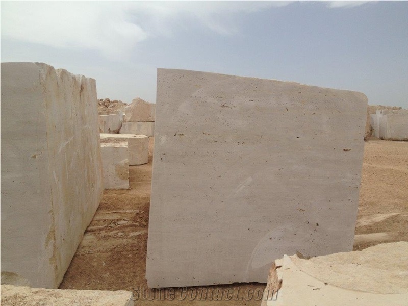Beige Travertine Block, Karaman Beige Travertine
