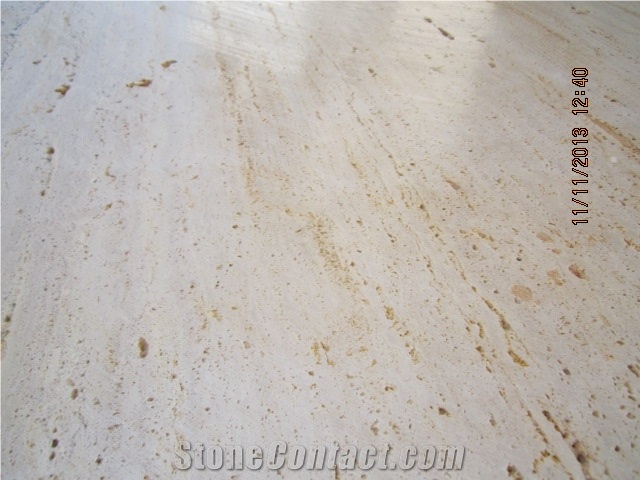 Beige Travertine Block, Karaman Beige Travertine
