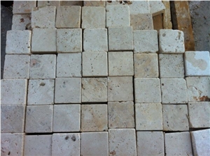 Beige Travertine Cobblestones