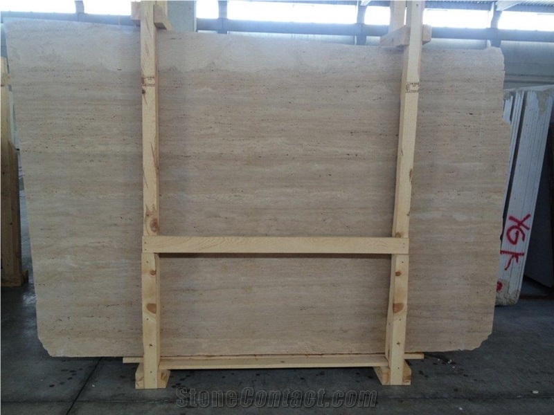 Classic Light Travertine Slabs & Tiles Vein Cut, Beige Polished Travertine Flooring Tiles, Walling Tiles