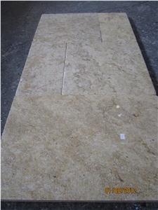 Gold Limestone Slabs & Tiles, Turkey Yellow Limestone Polished Flooring Tiles, Walling Tiles