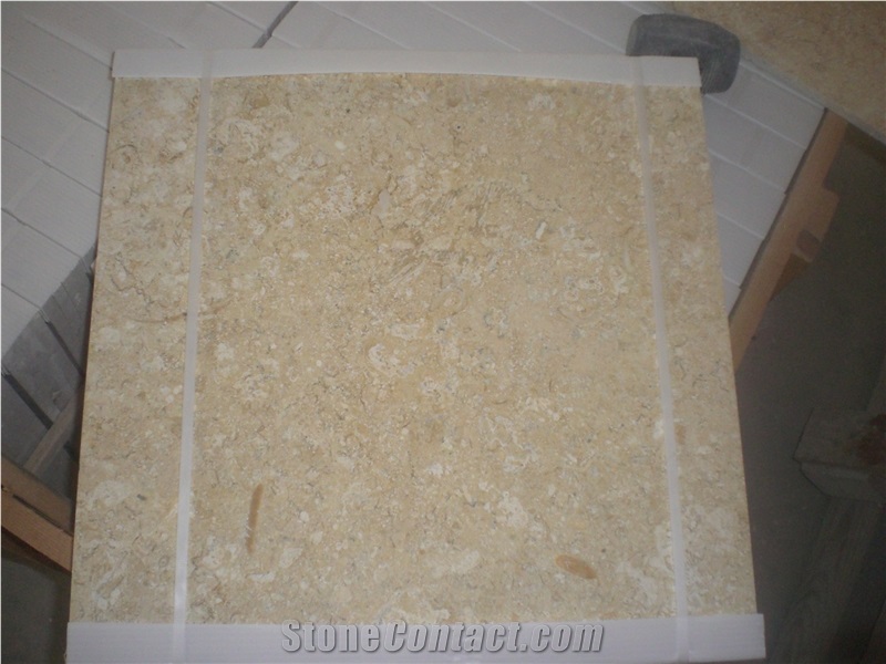 Gold Limestone Slabs & Tiles, Turkey Yellow Limestone Polished Flooring Tiles, Walling Tiles