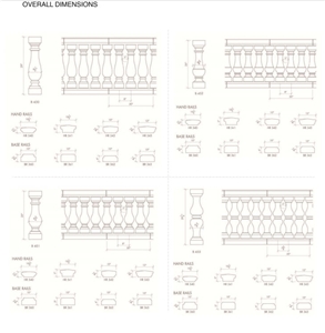 Coralina Limestone Blausters, Coralina Beige Limestone Balustrade & Railings