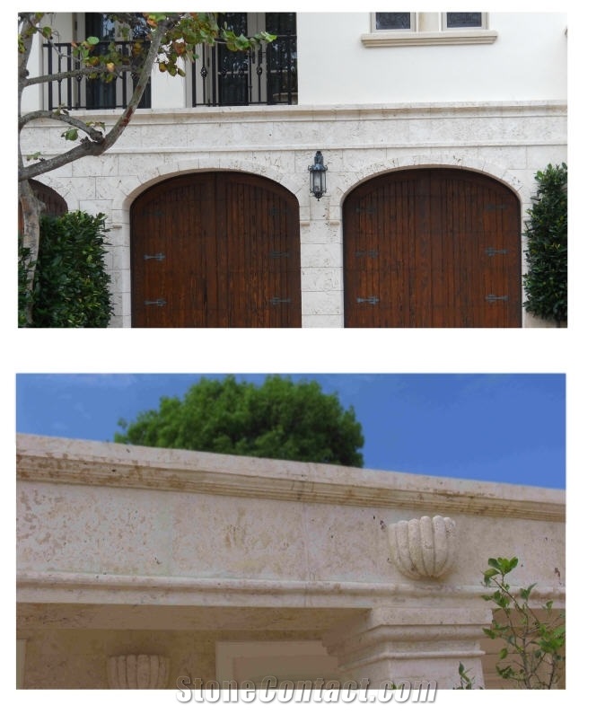 Coralina Limestone Brackets, Coralina Beige Limestone Brackets