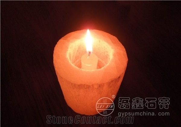 Selenite Tealight Holder,Selenite Candle Holder
