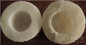 Selenite Tealight Holder,Selenite Candle Holder