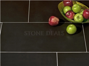 Absolute Black Basalt - Honed Tiles