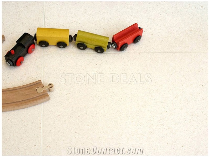 Antalya Cream Limestone - Honed Tiles, Turkey Beige Limestone