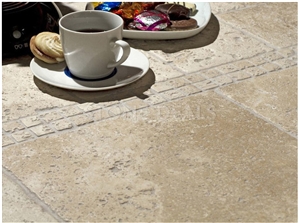 Antique Classic Travertine - Tumbled Tiles, Turkey Beige Travertine