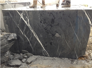 Nero Marquina Marble Block, Black Marble Block