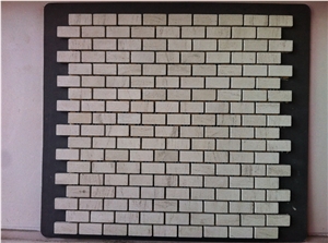 Mosaic 13, Beige Limestone Mosaic,Brick Limestone