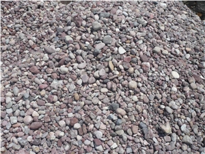 Red Marble Pebble Stone
