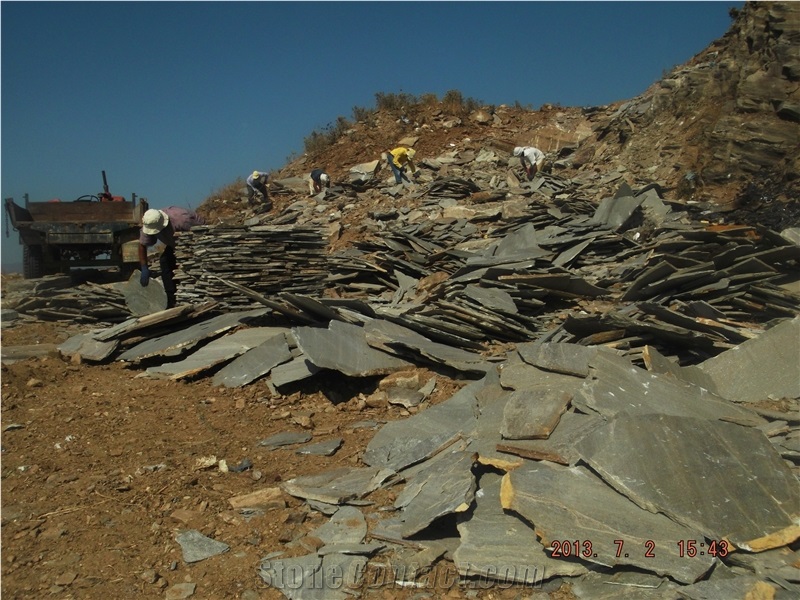 Turkey Green Slate Slabs & Tiles