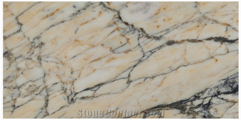 Golden Crystal White Marble Slabs and Tiles