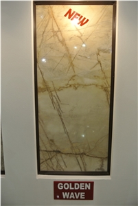 Golden Wave Marble Blocks, Turkey Yellow Marble