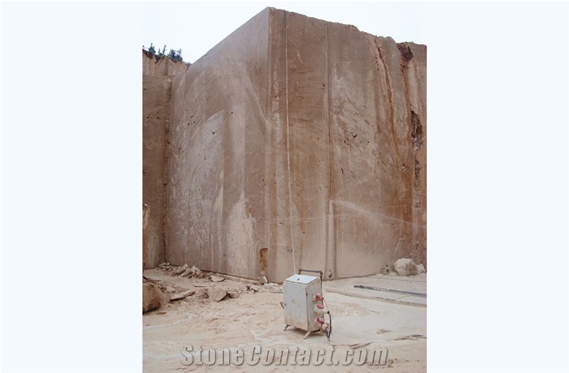 Mugla Noce Travertine Blocks, Turkey Brown Travertine