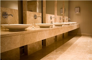 Patara Beige Marble Hotel Bathroom Application