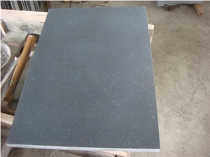 Chinese Cheap Stone G684 30x60cm Honed, Flamed Flooring Tiles, Black Granite Side Walk Pavers