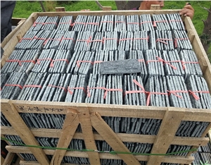 Black Quartzite Mushroom Stone