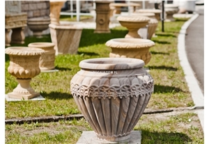 Jaipur Rainbow Sandstone Flower Pot