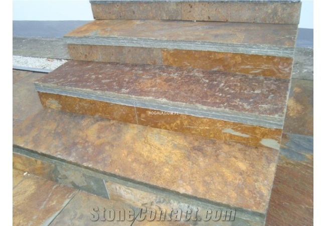 Rust Slate Stairs and Steps