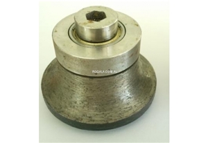 Vacuum Brazed Round 3cm Bullnose Profile Wheels