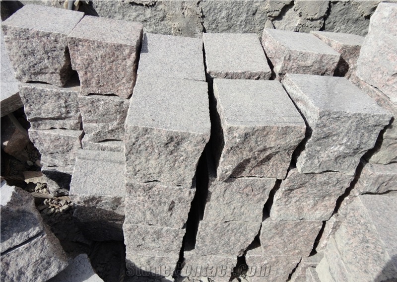 G352 Red Cube Stone,G352 Granite Cobblestone