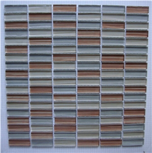 High Quality Glass and Marble Mosaic Tile (HCM-X-049)