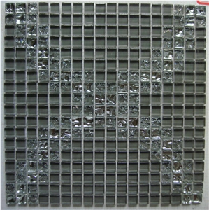 High Quality Glass and Marble Mosaic Tile (HCM-X-055)