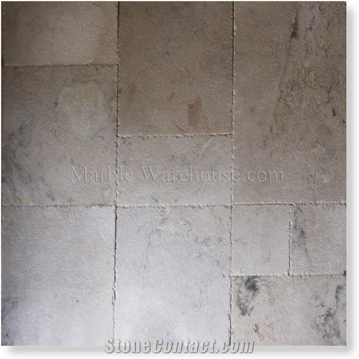 Brushed, Chiseled Edge Blue Moon Marble Versailles Pattern