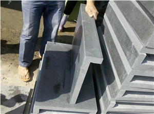 China Honed Grey Basalt Pool Coping, Swimming Pool Decks