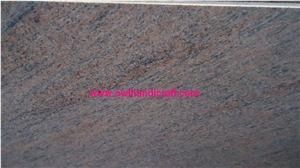 Raw Silk Pink, Brown Gold Granite Slabs & Tiles
