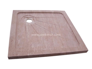 Shower Tray Model 65 Beige Travertine Shower Trays