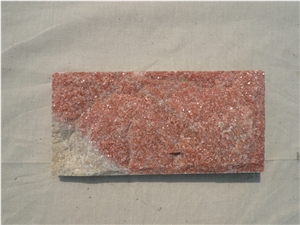Red Quartzite Mushroom Stone