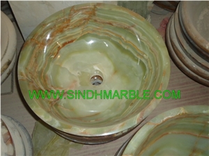 Multi Green Onyx Sinks, Dark Green Onyx Sinks