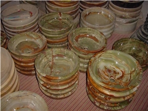 Multi Green Onyx Sinks, Dark Green Onyx Sinks