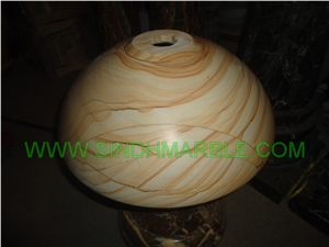 Teak Wood Marble Sinks