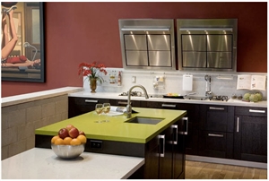 Caesarstone – Apple Martini Blizzard Kitchen Top