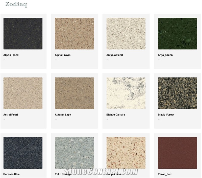 Dupont Zodiaq Quartz Surfaces