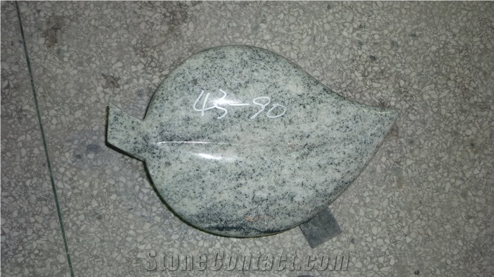 China White Granite Grave Stone, White Granite Slant Grave