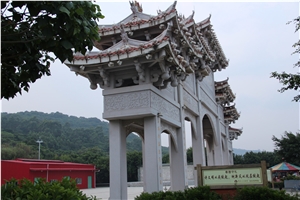Chinese Traditional Style Granite Landscaping Gates