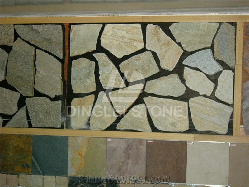 Grey Slate Nartural Cultured Stone, Grey Slate Flagstone