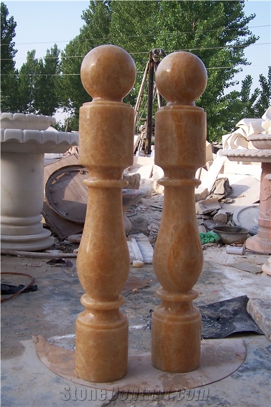 Honey Onyx Column, Honey Column Yellow Onyx